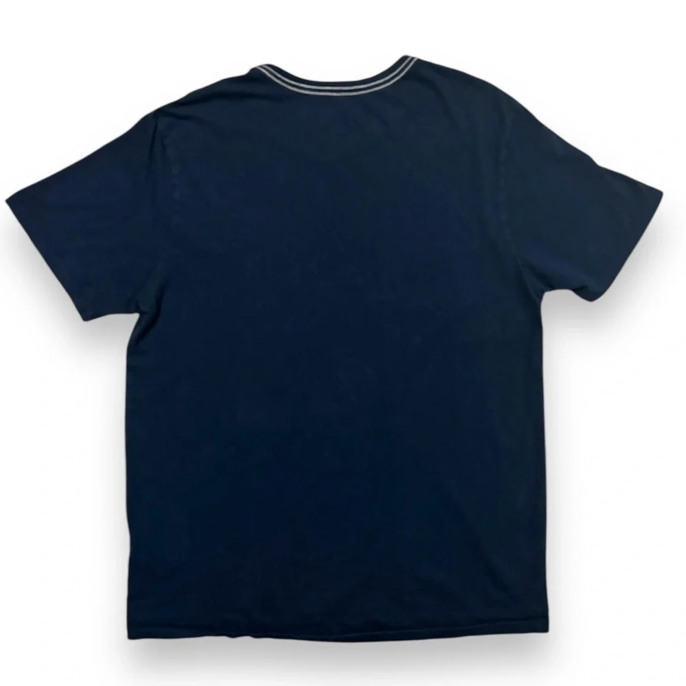 TRUE RELIGION Navy Buddah Logo Graphic Crew Neck Shirt